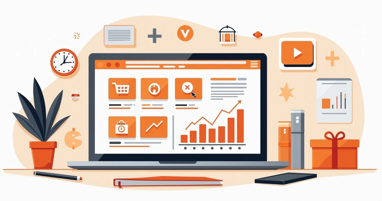 Painel com ferramentas de marketing da Shopee 